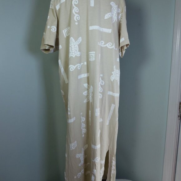 Vintage Cotton Connection Tropical Pull Over XL Dress Lagenlook Vacation Resortw - Picture 1 of 15